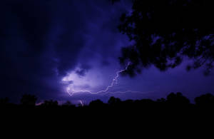 An Electric Display Of Nature’s Power Wallpaper