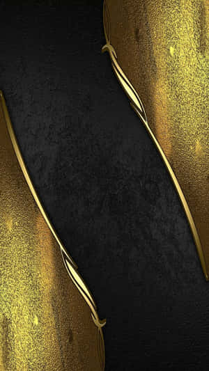 An Elegant, Chic And Modern Color Combination Of Black & Gold. Wallpaper
