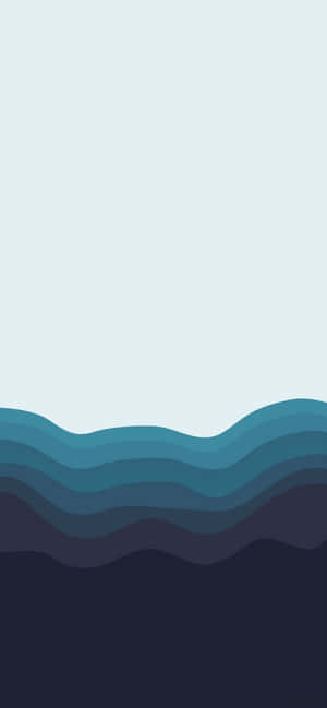 An Elegant Minimalist Blue Wallpaper