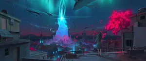 An Enchanted Epic 4k Ultra Wide Anime Fantasy Wallpaper
