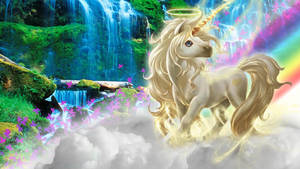 An Enchanted Unicorn. Wallpaper