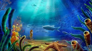 An Enchanting View Of The Underwater World Wallpaper