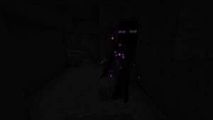 An Enderman, A Unique Creature From The Popular Video Game Minecraft, Captured In A Stunning, High Resolution Image. Wallpaper