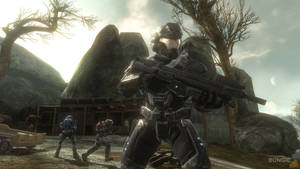 An Epic Journey In Halo Reach Wallpaper