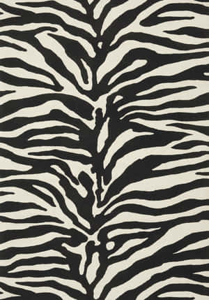 An Eye-catching Black And White Animal Print Wallpaper Wallpaper