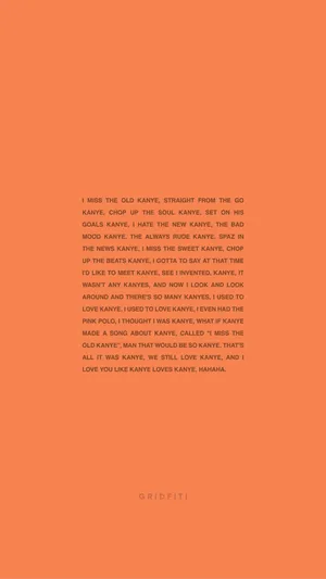 An Image Of The Cover Art For Kanye West's Latest Album: The Life Of Pablo Wallpaper