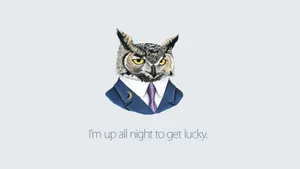 An Inspiring And Mysterious Scenery Of An Owl Wallpaper