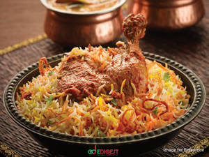 An Inviting Platter Of Scrumptious Biryani Wallpaper