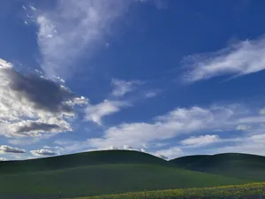 An Old Wooden Window Weathered With Time Wallpaper