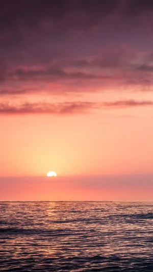 An Unforgettable Evening At The Beach Wallpaper