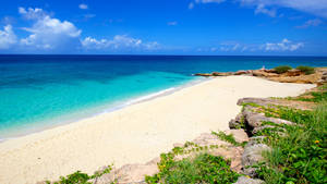 An Untouched Island In Sint Maarten Wallpaper