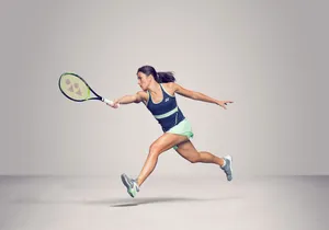 Anastasija Sevastova Running In Photoshoot Wallpaper