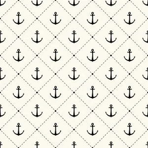 Anchors On A White Background Wallpaper