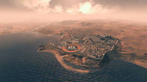 Ancient Carthage Artistic Impression Wallpaper