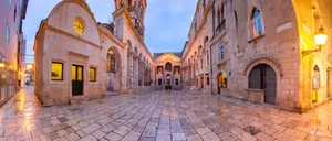 Ancient Diocletians Palace Panoramic Photo Wallpaper