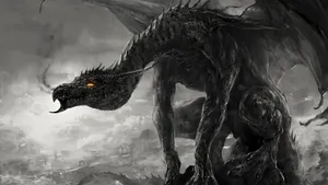 Ancient Dragon Protects Its Lair Wallpaper