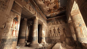 Ancient_ Egyptian_ Tomb_ Interior_ Valley_of_the_ Kings Wallpaper