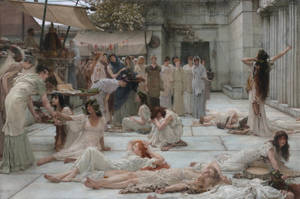 Ancient_ Greek_ Festival_ Scene Wallpaper