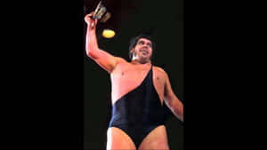 Andre The Giant With His Belt Wallpaper