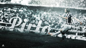 Andrea Pirlo Monochrome Wallpaper