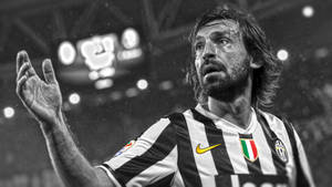 Andrea Pirlo Selective Color Wallpaper