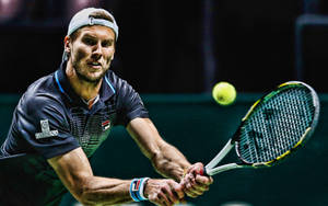 Andreas Seppi Serious Playing Wallpaper