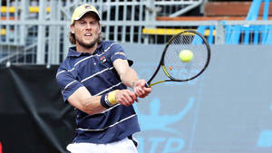 Andreas Seppi Smash Tennis Ball Wallpaper