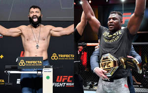 Andrei Arlovski And Francis Ngannou Martial Artist Wallpaper