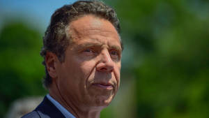 Andrew Cuomo Looking Far Wallpaper