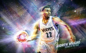 Andrew Wiggins Cosmic Art Wallpaper