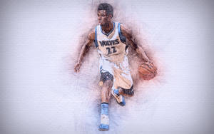 Andrew Wiggins Sketch Art Wallpaper