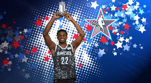 Andrew Wiggins Starry Poster Wallpaper