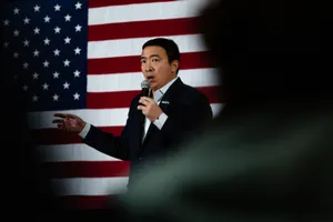 Andrew Yang Usa Flag Wallpaper