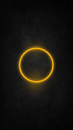 Android 11 Glowing Ring Wallpaper