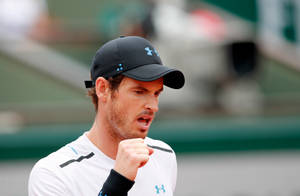 Andy Murray Doing Fist Pump Wallpaper