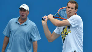 Andy Murray With Coach Ivan Lendl Wallpaper