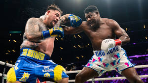 Andy Ruiz And Luis Ortiz Fight Wallpaper