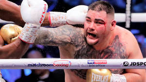 Andy Ruiz Eye Injury Wallpaper