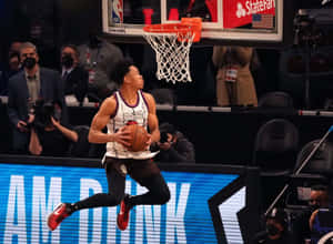 Anfernee Simons Slam Dunk Contest Wallpaper