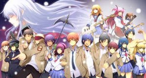 Angel Beats Anime Poster Wallpaper