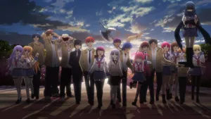 Angel Beats Casts Wallpaper