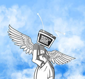 Angelic Tv Head Wallpaper