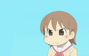 Angry Anime Girl Frowning Wallpaper