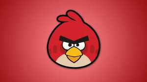 Angry Birds Red Character Icon Wallpaper