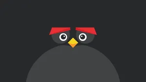 Angry Birds Red Character Icon Wallpaper