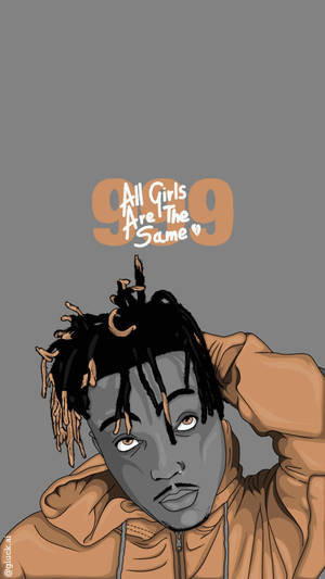 Animated Juice Wrld Song Wallpaper