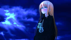 Anime Aesthetic Pfp Of Pink-haired Girl Wallpaper
