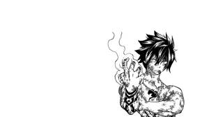 Anime Art Black And White Fairy Tail Gray Wallpaper