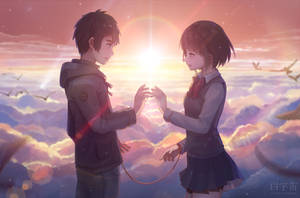 Anime Couple Your Name Wallpaper