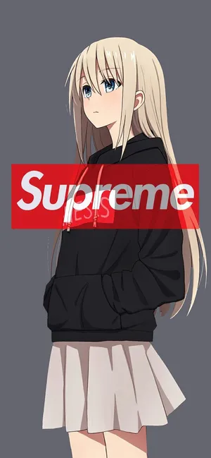 Anime Fans Show Off Their Supreme Streetwear Wallpaper